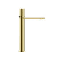 Смеситель для раковины высокий SANCOS Nexus, брашированное золото, PVD покрытие, арт. арт-SC9012BG — фото 2, Смесители для раковины