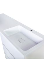 Orange Sistema Тумба напольная с правой раковиной 130 см под стиральную машину, белый арт-ST-70TUW+RAR — фото 5, Тумбы с раковиной