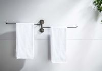 БЕТТА полотенцедержатель двойной, оружейная сталь арт-AQ4613BGM — фото 4, Полотенцедержатели