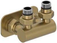 Модуль Модуль Сунержа 2х1/2" угловой EU50 Золотой шёлк арт-32-1536-1234 — фото 3, Комплектующие для полотенцесушителей