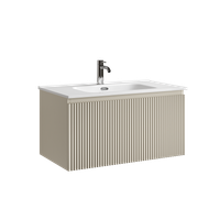 Товар: Тумба подвесная SANCOS Snob R 1.0 790х445х406, c одним ящиком оснащенным доводчиками, Beige Soft , арт.SNR1.080CE - фото 7 Тумба подвесная SANCOS Snob R 1.0 790х445х406, c одним ящиком оснащенным доводчиками, Beige Soft , арт.SNR1.080CE — фото 7, Тумбы под раковину