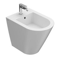 Товар: Биде GLOBO FORTY3 Напольное приставное с одним отверстием цвет белый FO010BI - фото 1 Биде GLOBO FORTY3 Напольное приставное с одним отверстием цвет белый FO010BI — фото 1, Биде напольные