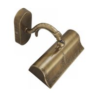 MIRELLA Светильник-карниз настенный, L20 cm, бронза 17191 — фото 1, Светильники в ванную