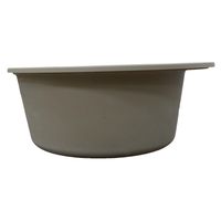 Товар: Кухонная мойка AZARIO Sivas 480х480х197 кварцевая, круглая, сифон в комплекте, цвет Песочный арт-CS00097655 - фото 3 Кухонная мойка AZARIO Sivas 480х480х197 кварцевая, круглая, сифон в комплекте, цвет Песочный арт-CS00097655 — фото 3, Кухонные мойки