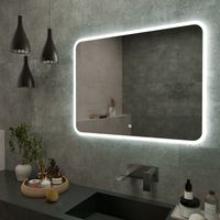 Товар: Зеркало с LED-подсветкой MARONI (89*68,5) /AQUA DE MARCO Mar90/70 - фото 2 Зеркало с LED-подсветкой MARONI (89*68,5) /AQUA DE MARCO Mar90/70 — фото 2, Зеркала в ванную комнату