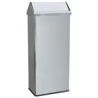 Контейнер из нерж. Стали прямоугольное 80 л. с крышкой 14075.80.B — фото 1, Мусорные ведра