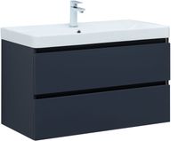 Тумба под раковину Aquanet Вега 2.0 90 маренго арт-00337950 — фото 1, Тумбы под раковину