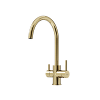 Смеситель для кухни SANCOS Taper с возможностью подключения фильтра для воды, цвет брашированное золото, арт. арт-SC4012BG — фото 1, Смесители для кухни