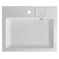 Товар: Раковина Azario Etna NEW 600х500х100 литьевой мрамор, сифон в комплекте, белая арт-CS00086607 - фото 6 Раковина Azario Etna NEW 600х500х100 литьевой мрамор, сифон в комплекте, белая арт-CS00086607 — фото 6, Раковины на стиральную машину