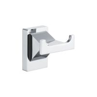 Крючок для ванной комнаты двойной Rose , хром арт-RG1621 — фото 1, Крючки для полотенец
