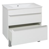 Тумба напольная AXIOMA 80 /2 ящ/ AQUA DE MARCO 2080WGAXI/F — фото 4, Тумбы под раковину