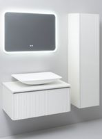 Тумба подвесная MONACO 80 /белый софт/ AQUA DE MARCO 2080WFMON — фото 8, Тумбы под раковину