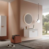 Товар: Тумба с раковиной ORKA Molino 80 подвесная, белый матовый, 2 ручки в комплекте золото и хром арт-5004580 - фото 2 Тумба с раковиной ORKA Molino 80 подвесная, белый матовый, 2 ручки в комплекте золото и хром арт-5004580 — фото 2, Тумбы с раковиной