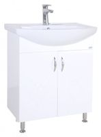 Элеганс-65 тумба прямая белая 4638610240019 — фото 1, Тумбы под раковину