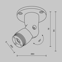 Аксессуар Technical C027CS-B — фото 2, Комплектующие для освещения
