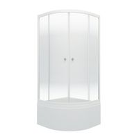 ДО Лайт 90*90 Б (5 мест+сифон D50) арт-Щ0000061801 — фото 3, Душевые уголки четверть круга