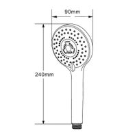 Orange Loop M26-100w смеситель для ванны/душа однорычажный с душевым набором, белый — фото 1, Смеситель для ванны