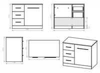 Товар: Тумба под раковину арт-Э-Рес01110-13ЯЛ - фото 8 Тумба под раковину арт-Э-Рес01110-13ЯЛ — фото 8, Тумбы под раковину