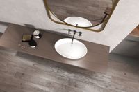 Раковина накладная ABBER Stein белая матовая арт-AS2635 — фото 3, Раковины накладные