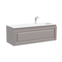 Товар: Тумба подвесная SANCOS Very правая 1195х445х406, c одним ящиком оснащенным доводчиками, Doha Soft , арт.VR120RSM - фото 5 Тумба подвесная SANCOS Very правая 1195х445х406, c одним ящиком оснащенным доводчиками, Doha Soft , арт.VR120RSM — фото 5, Тумбы под раковину