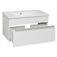 Тумба подвесная AXIOMA 80 /1 ящ/ AQUA DE MARCO 2080WGAXI/H — фото 3, Тумбы под раковину