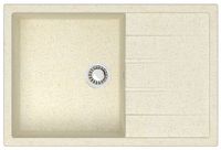 Кухонная мойка AZARIO Vision 750x505x218 искусственный мрамор, цвет бежевый арт-CS00078338 — фото 3, Кухонные мойки