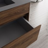 База под раковину Chiara 800 подвесная, 1 выкатной ящик soft-close, C.Oak арт-VMC-2C800CO — фото 9, Тумбы под раковину