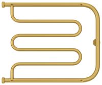 Полотенцесушитель водяной Сунержа Лира 2 полки+ 500х650 Матовое золото арт-032-4012-5065 — фото 1, Водяные полотенцесушители