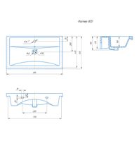 Раковина "ФОСТЕР 80 см" 30478 — фото 3, Раковины встраиваемые сверху