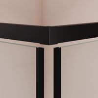 Душевой уголок квадратный RGW PA-038B 800x800, профиль черный, стекло прозрачное/6 мм, арт-350803888-14 — фото 4, Квадратные душевые уголки