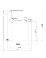 OneLife смеситель для раковины однорычажный полимерный, хром арт-P07-021cr — фото 9, Смесители для раковины