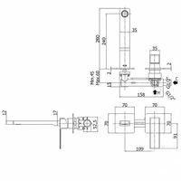 Смеситель для раковины Paffoni Elle EL106NO70 (с внутренней частью) черный матовый — фото 1, Смесители для раковины