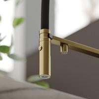 Товар: Смеситель для кухни SANCOS Imola с возможностью подключения фильтра для воды, цвет брашированное золото с черным изливом, арт. арт-SC4010BGbh - фото 3 Смеситель для кухни SANCOS Imola с возможностью подключения фильтра для воды, цвет брашированное золото с черным изливом, арт. арт-SC4010BGbh — фото 3, Смесители для кухни