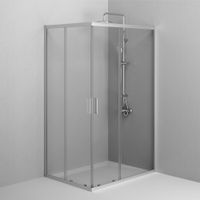 Gem душевое огражд прямоугольн.,раздвиж.двери 120x90 хром мат.,стекло прозрачн арт-W90G-403-120290-MT — фото 1, Прямоугольные душевые уголки