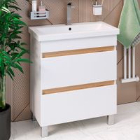 Тумба напольная SYDNEY 70 /2ящ/ AQUA DE MARCO 2070WCSYD/1 — фото 1, Тумбы под раковину