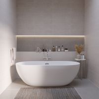 Ванна пристенная Grossman Classic GR-12501 (160х75x58) белый,1 место — фото 4, Акриловые ванны