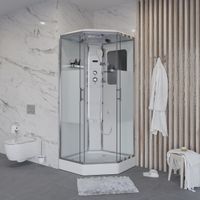 Душевая кабина Niagara Ultra NG-306-01 (90х90х220) низкий поддон(16см),стекло матовое,4 места 3060164 — фото 2, Душевые кабины