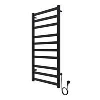 Товар: Полотенцесушитель электрический AZARIO PALERMO 500/1000 квадрат, 10 секций, диммер справа, черный арт-AZ83850B - фото 6 Полотенцесушитель электрический AZARIO PALERMO 500/1000 квадрат, 10 секций, диммер справа, черный арт-AZ83850B — фото 6, Электрические полотенцесушители