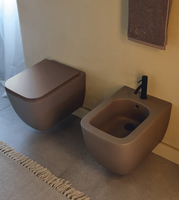 Сиденье с крышкой Scarabeo TEOREMA 2.0 с микролифтом цвет табачный матовый арт-8305/B 53 — фото 2, Сиденья для унитаза