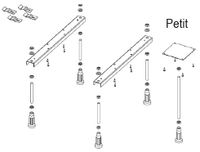 207099 Ножки PETIT RIHO — фото 1, Комплектующие