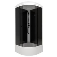 ДК Грэй-Блэк 90*90 В (7 мест+сифон D50) арт-Щ0000067303 — фото 8, Душевые кабины