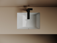 Раковина встраиваемая снизу Ceramicanova Era, с отверстием слива - перелива 460x348x213 мм, белый, арт.CN15002 — фото 5, Раковины встраиваемые снизу