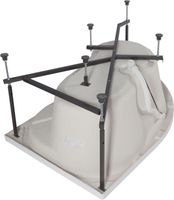 Акриловая ванна Aquanet Graciosa 150x90 R (с каркасом) 00205389 — фото 11, Акриловые ванны