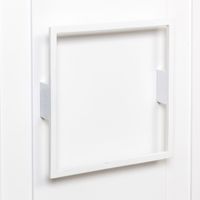 Ручка-скоба La Fenice Cubo Bianco белая 160 мм. FNC-04-CUB-B-168 — фото 1, Комплектующие для мебели в ванной