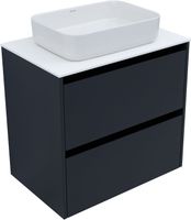 Тумба под раковину Allen Brau Activity 70 1.34003.AM антрацит матовый/черный браш — фото 5, Тумбы под раковину