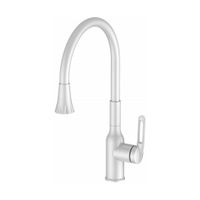 Смеситель для кухни с гибким изливом и режимом душ Haiba , белый арт-HB42830-8 — фото 1, Смесители для кухни