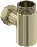 Уголок Уголок со спускным клапаном Сунержа переходной (G 1" НР х G 3/4" НГ) Шампань арт-020-1511-0134 — фото 2, Комплектующие для полотенцесушителей