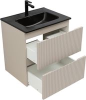 Тумба под раковину Aquanet Джейн (Flat) 60 бежевый арт-00343975 — фото 2, Тумбы под раковину