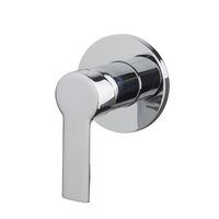 Смеситель для душа, Fima Carlo Frattini, Mast, тип открывания воды-однорычажный, монтаж-настенный встраиваемый, отверстия для монтажа-1, внутренняя часть-необходимо заказать, цвет-хром арт-F3133/1CR — фото 1, Смеситель для душа