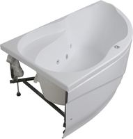 Акриловая ванна Aquanet Graciosa 150x90 L (с каркасом) 00205325 — фото 16, Акриловые ванны
